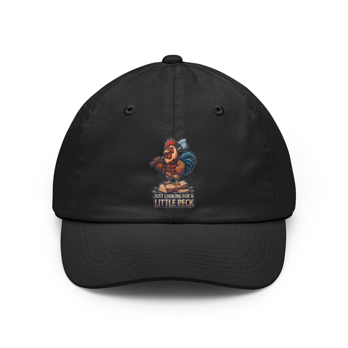 Color: Black | Looking For A Little Peck Dad Hat