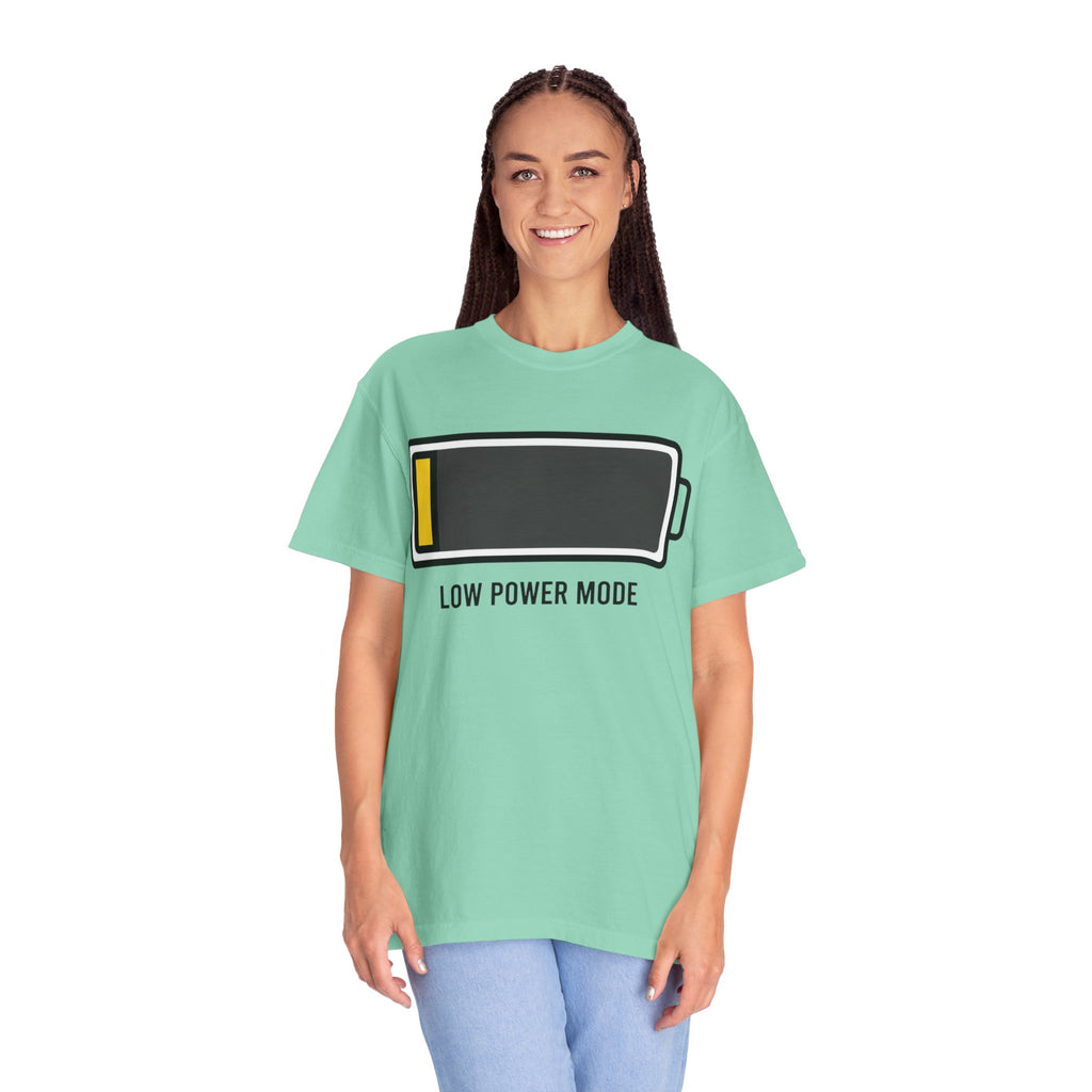 "Low Power Mode" Unisex Garment-Dyed Tee