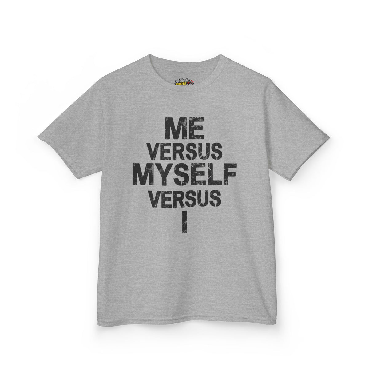 Color: Sport Grey | Me vs Myself vs I Kids Tee