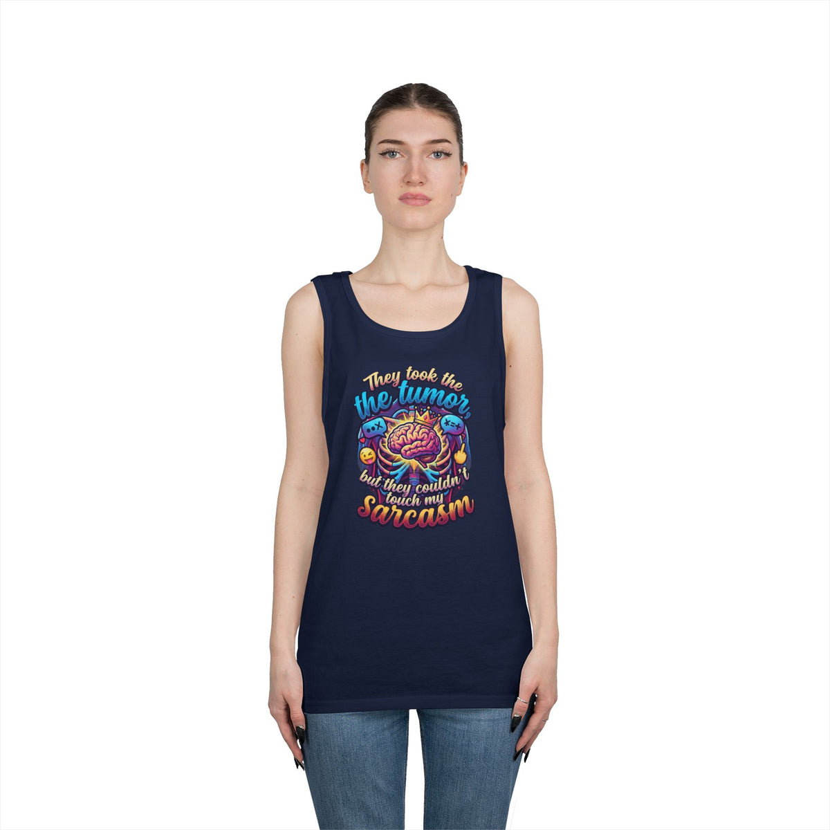 "Took the Tumor But Not My Saracasm" Tank Top