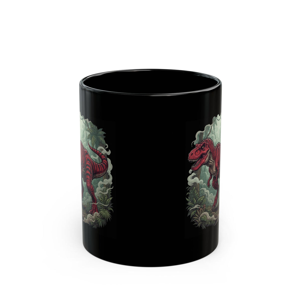 "Kasai Rex (Central Africa)" Black Ceramic Mug