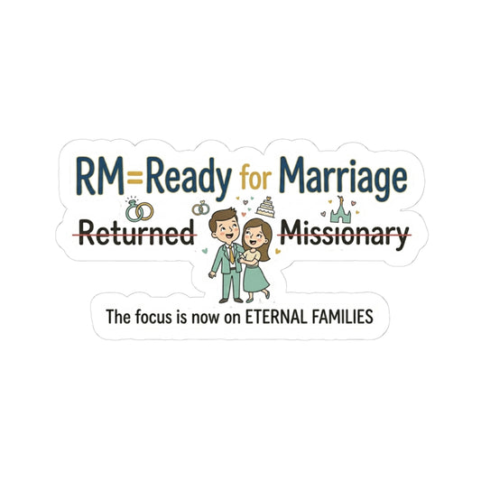 "RM=Ready for Marriage" Sticker — Main