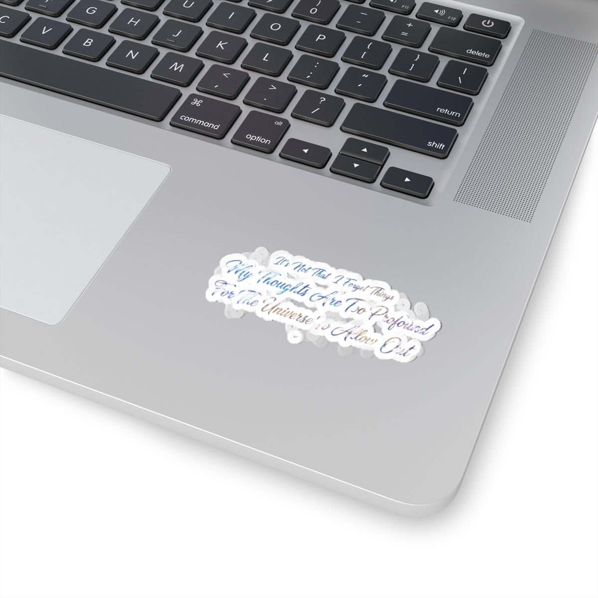 Profound Thoughts (Spoiler: There Are None) | Kiss-Cut Sticker — AttitudeShirts