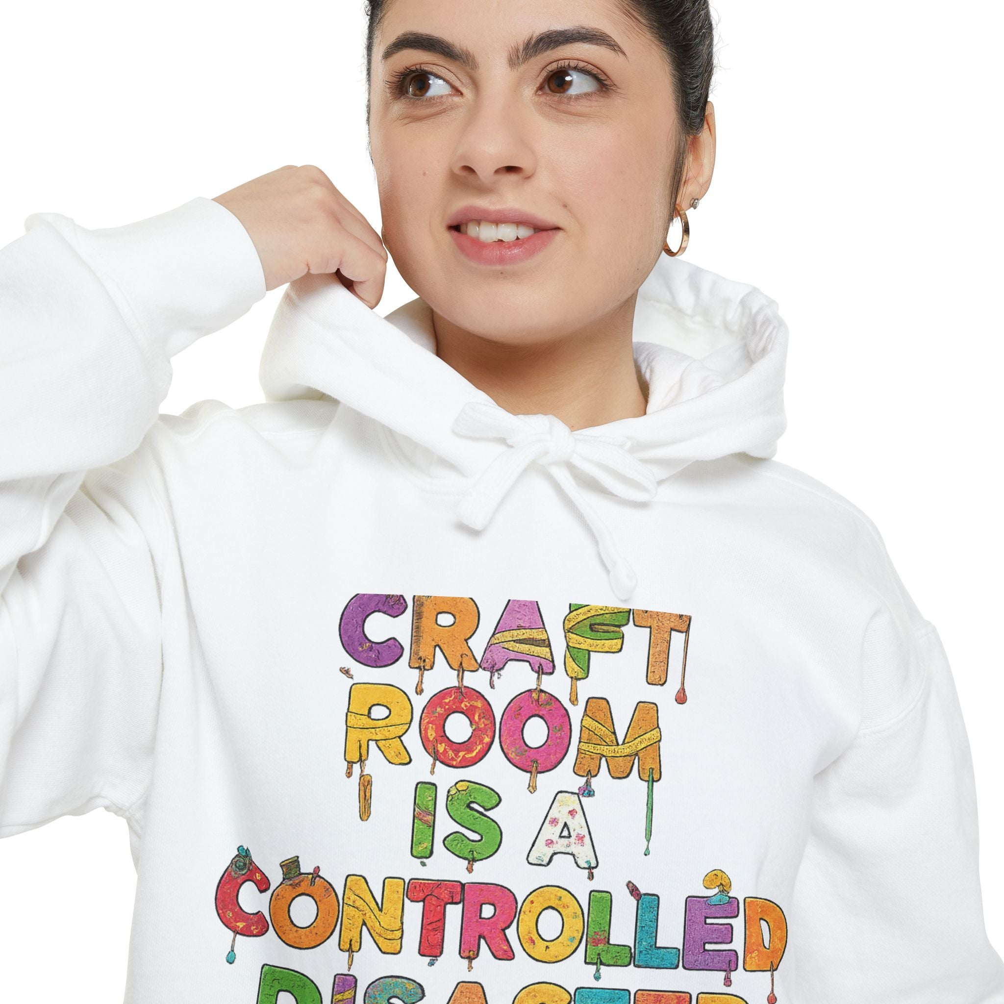 My Craft Room, My Rules | Garment-Dyed Hoodie — AttitudeShirts