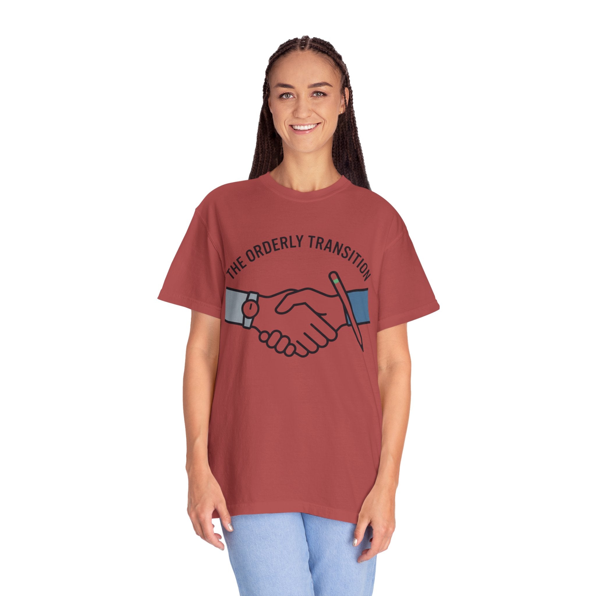 "Orderly Transition" Unisex Garment-Dyed Tee