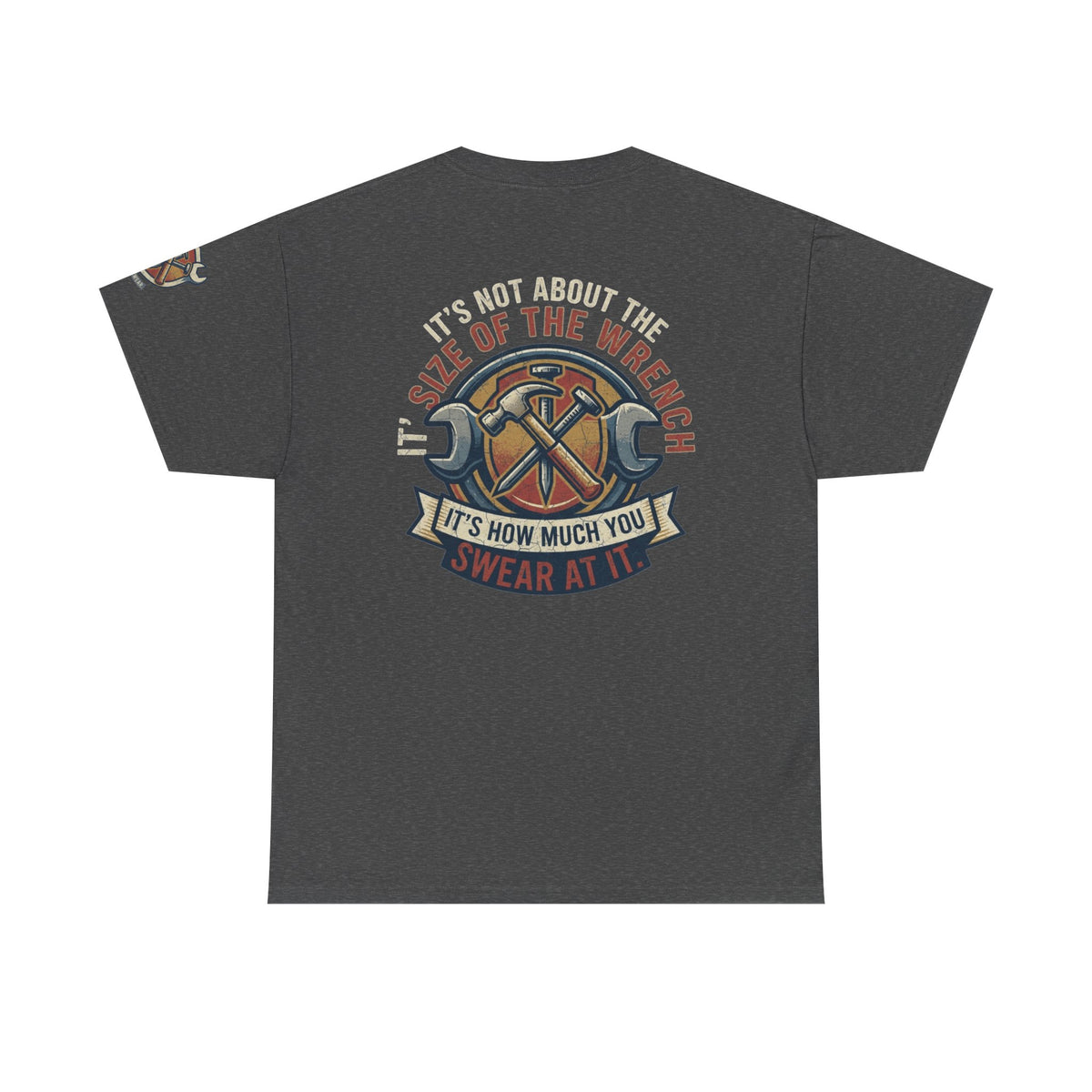 Color: Dark Heather | Size Matters Premium Graphic Tee