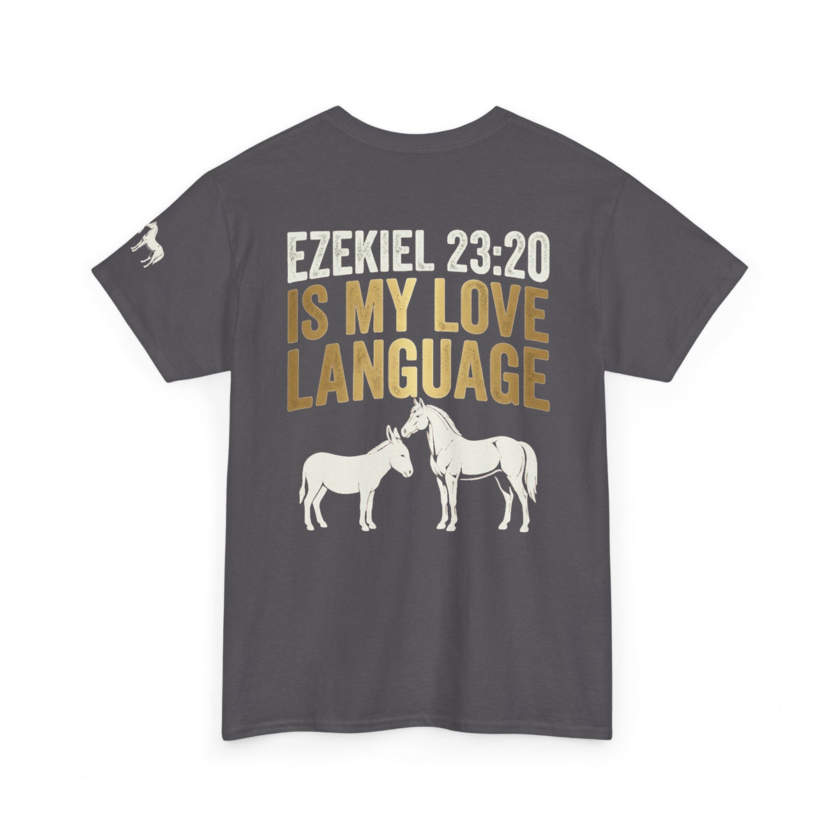Good Book Series Ezekiel 23 20 Love Language Premium Graphic Tee