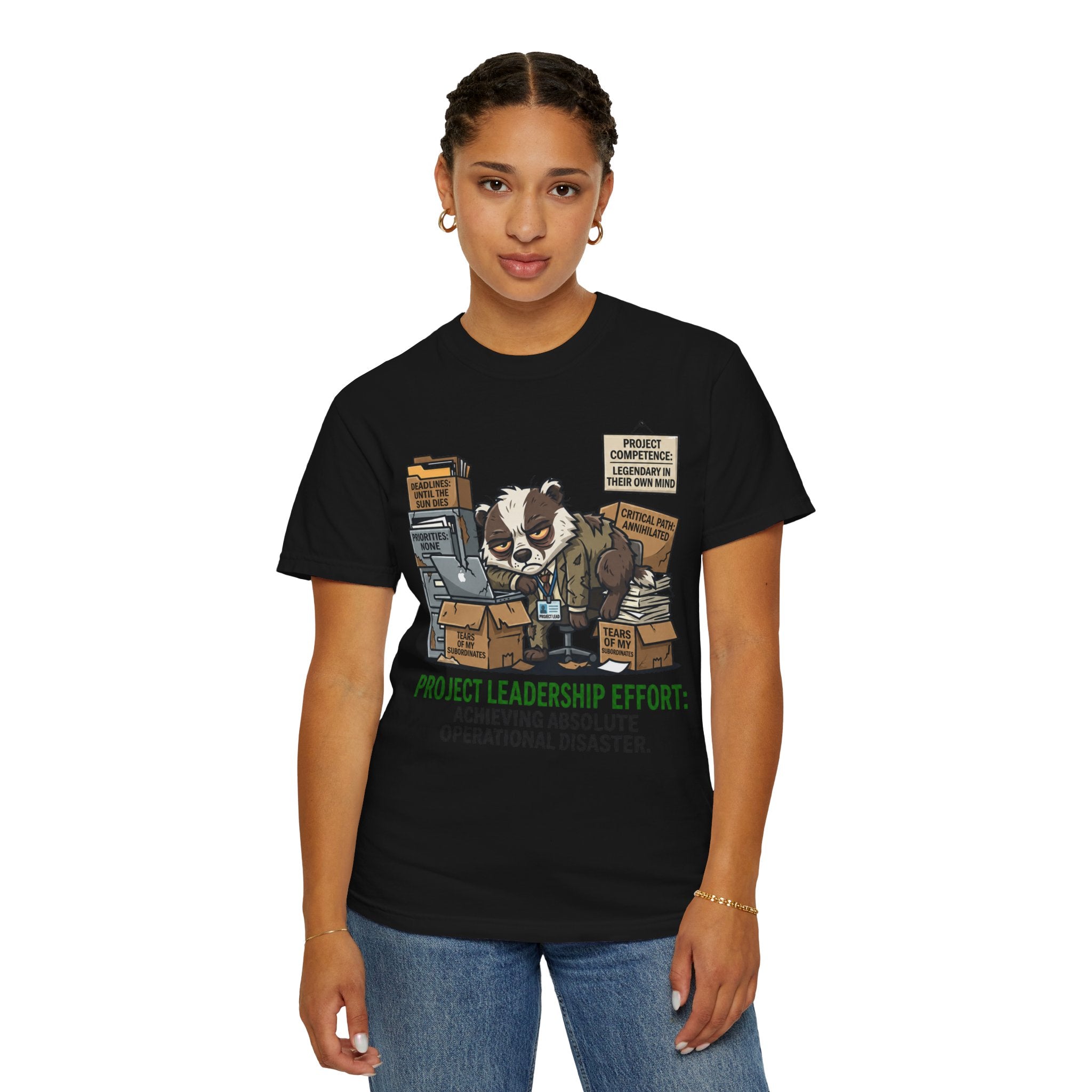 "Project Leader" Unisex Garment-Dyed Tee