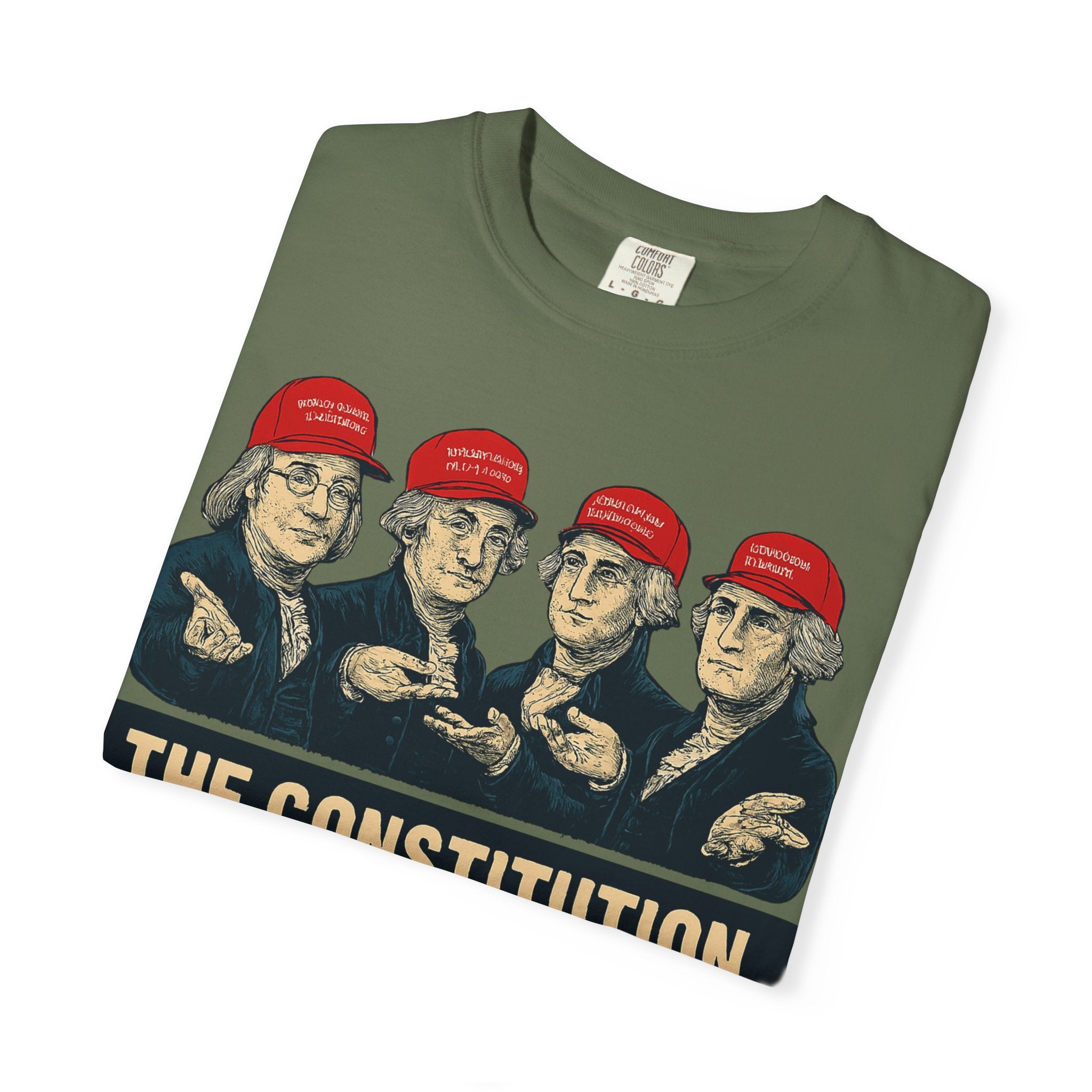 "The Constitution Was Just a Suggestion" Unisex Garment-Dyed T-shirt