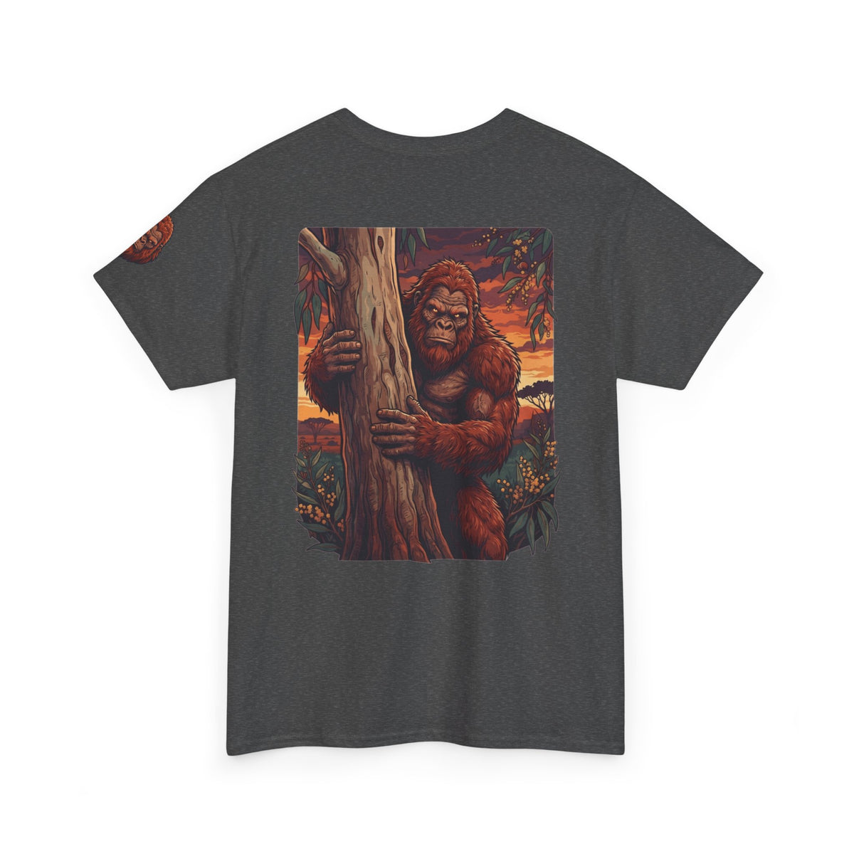 Color: Dark Heather | Yowie (Australian Folklore) Premium Graphic Tee