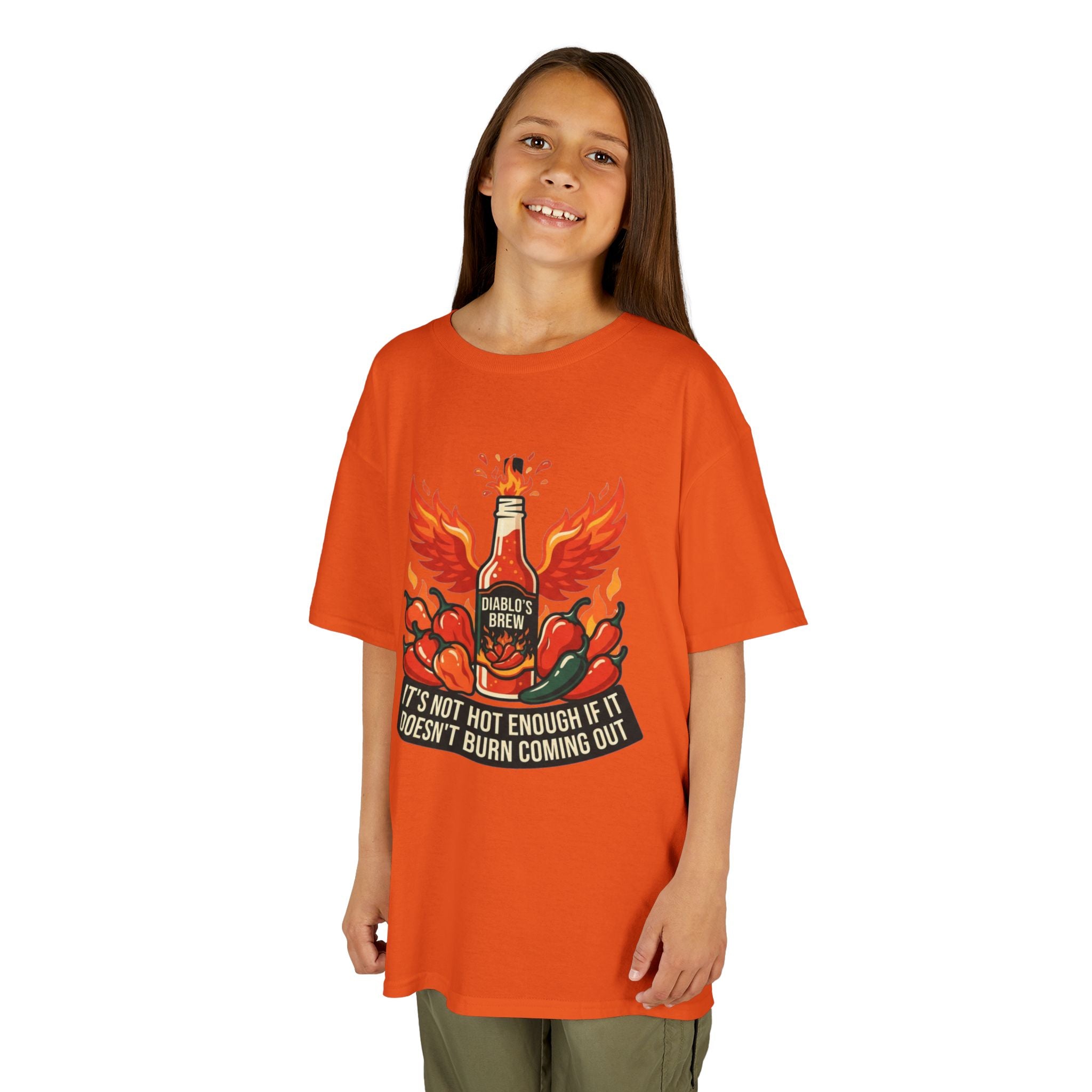 "Burns Coming Out" Kids Tee
