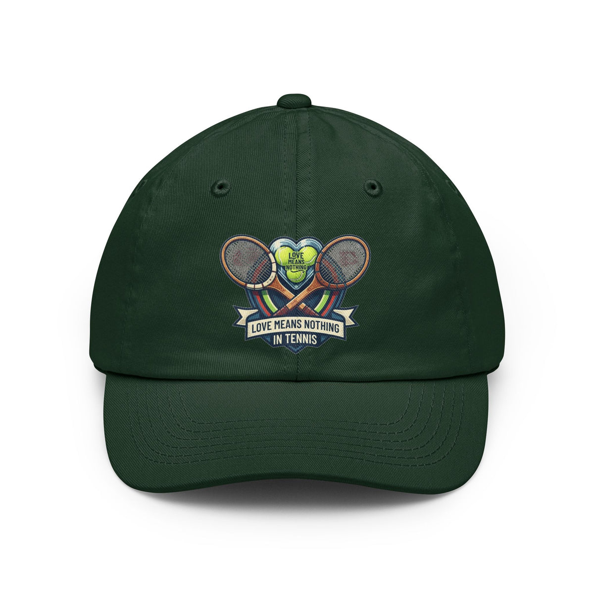 Color: Forest Green | Love Means Nothing in Tennis Dad Hat