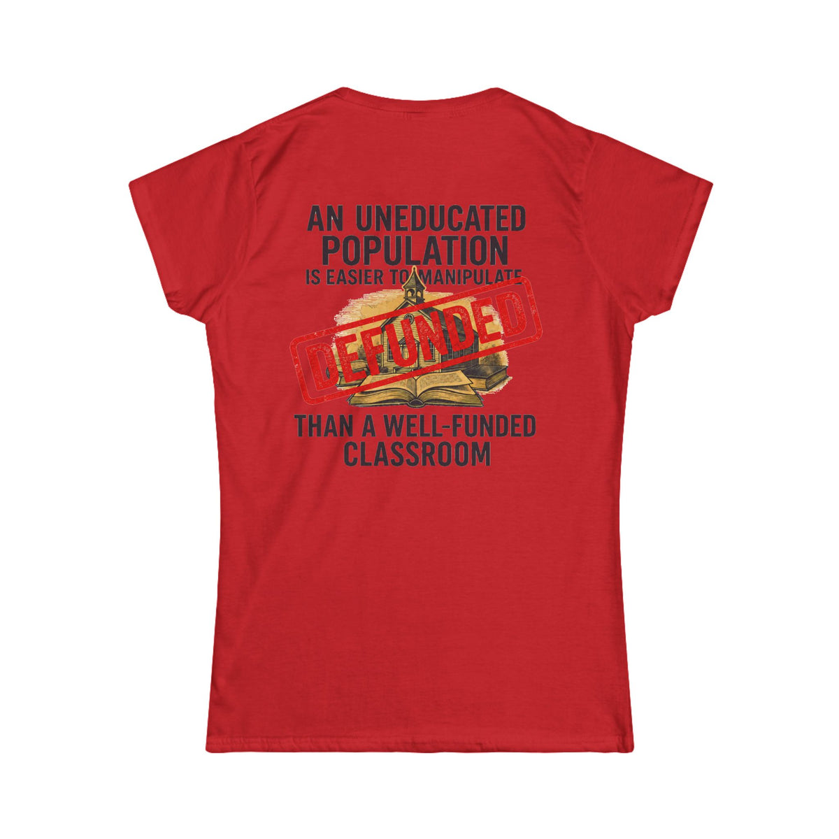 Color: Red | Protest Series - Fund Public Schools Women's Tee