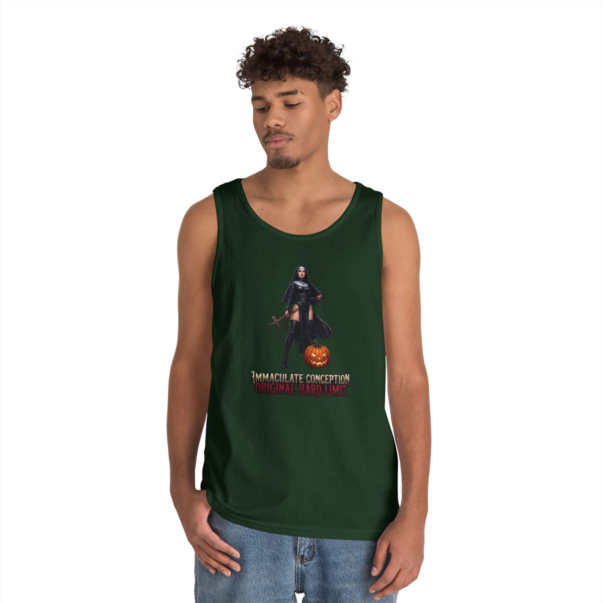 Color: Forest Green | Original Hard Limit Tank Top