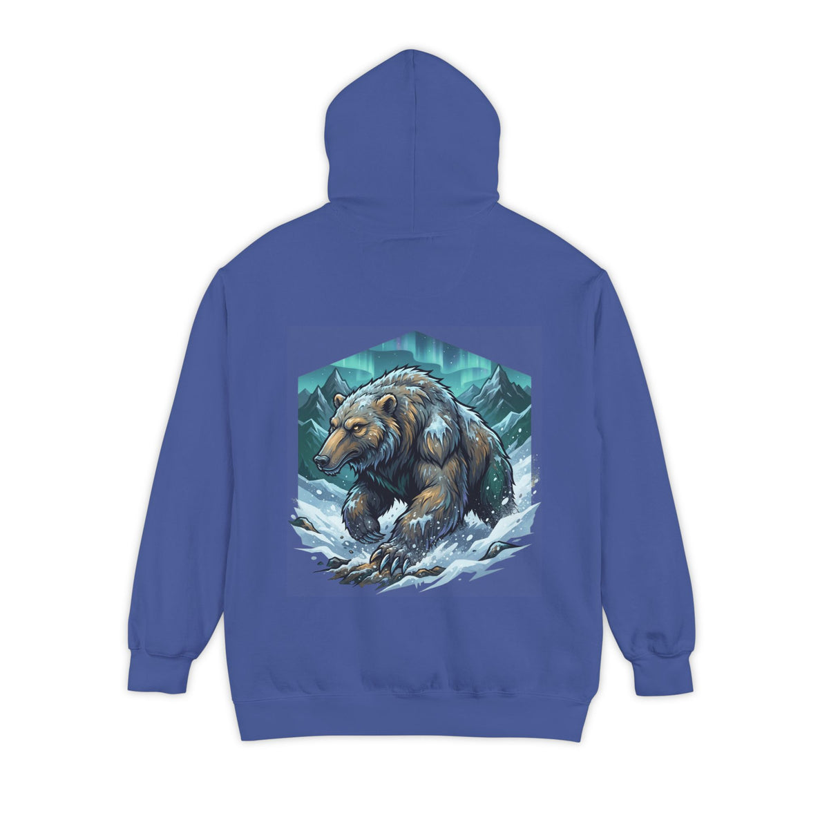 Color: Flo Blue | Alioat (Siberian Folklore) Garment-Dyed Hoodie