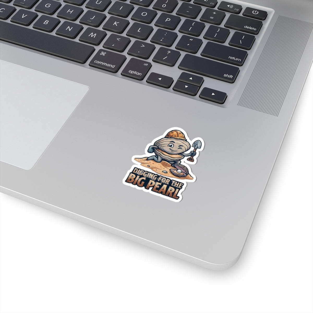 "Digging For The Big Pearl" Sticker — Main