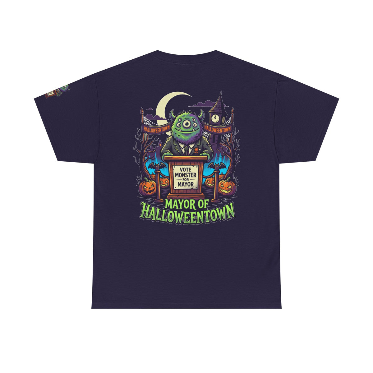 Color: Blackberry | Vote Monster For Mayor Premium Graphic Tee