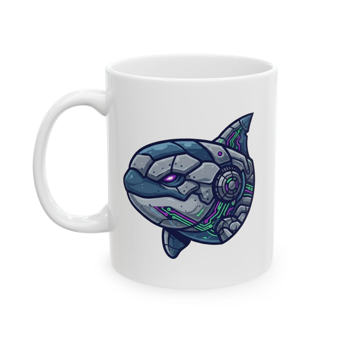 "Killer Whale" White Ceramic Mug — Graphic