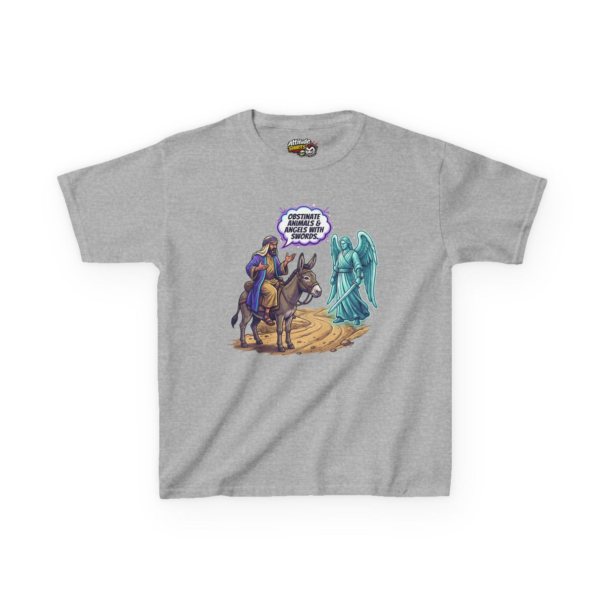 Good Book Series Obstinate Animals & Angels With Swords Kids Tee