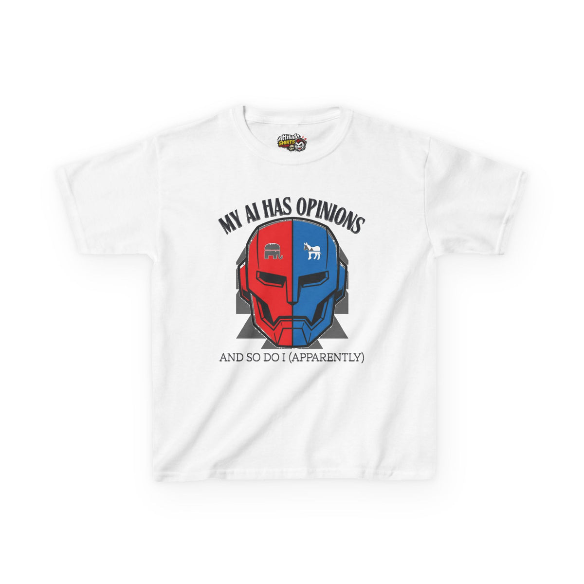 "My AI Has Opinions" Kids Tee