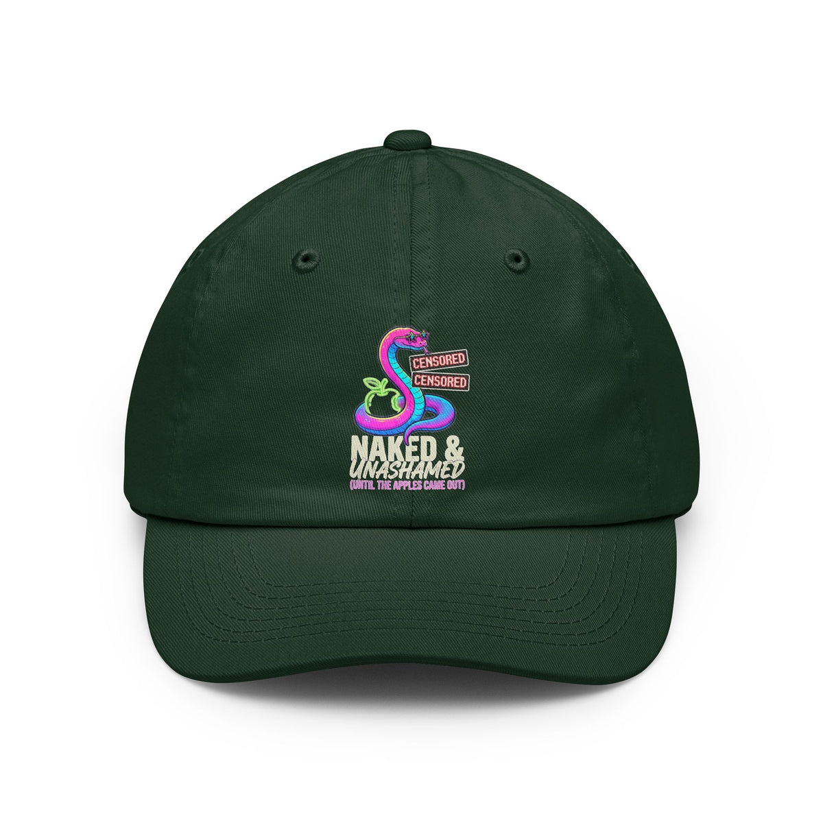Color: Forest Green | Good Book Series Naked & Unashamed Dad Hat