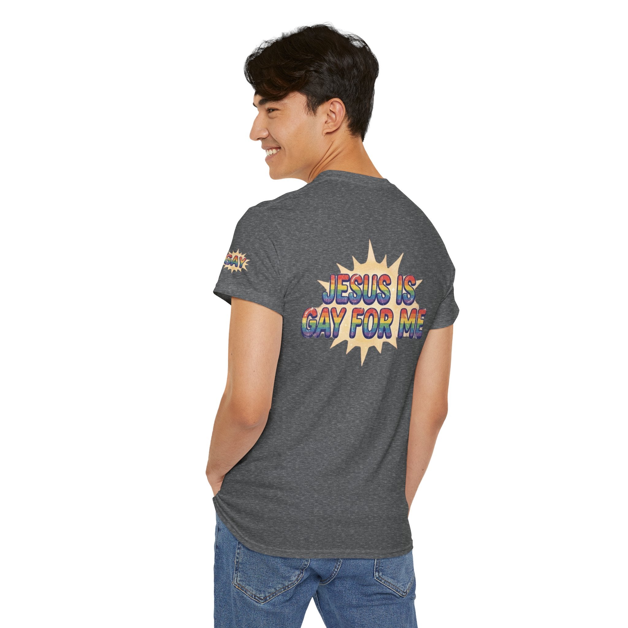 "Jesus is Gay For Me" Premium Graphic Tee