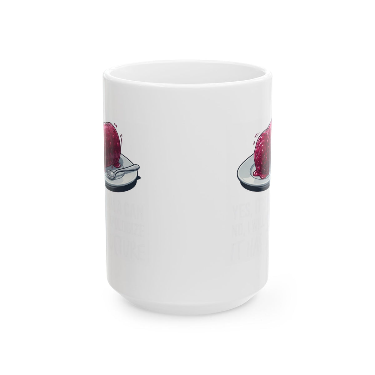 "Yes It's From A Can" White Ceramic Mug