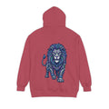 "Cyber Lion" Garment-Dyed Hoodie