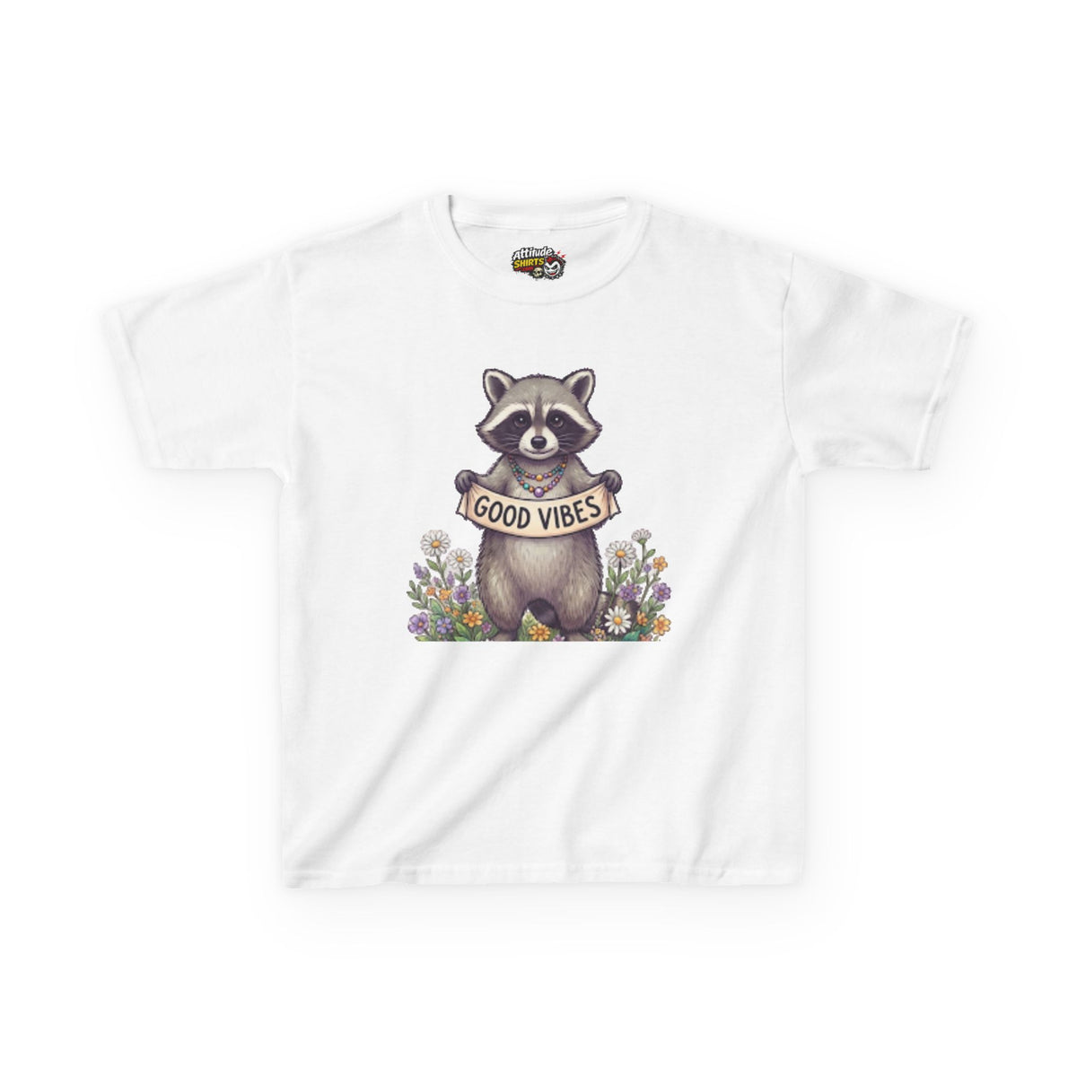 "Hippy Raccoon" Kids Tee