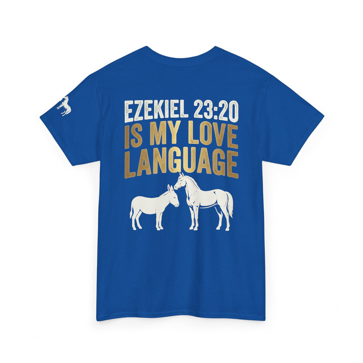 Good Book Series Ezekiel 23 20 Love Language Premium Graphic Tee