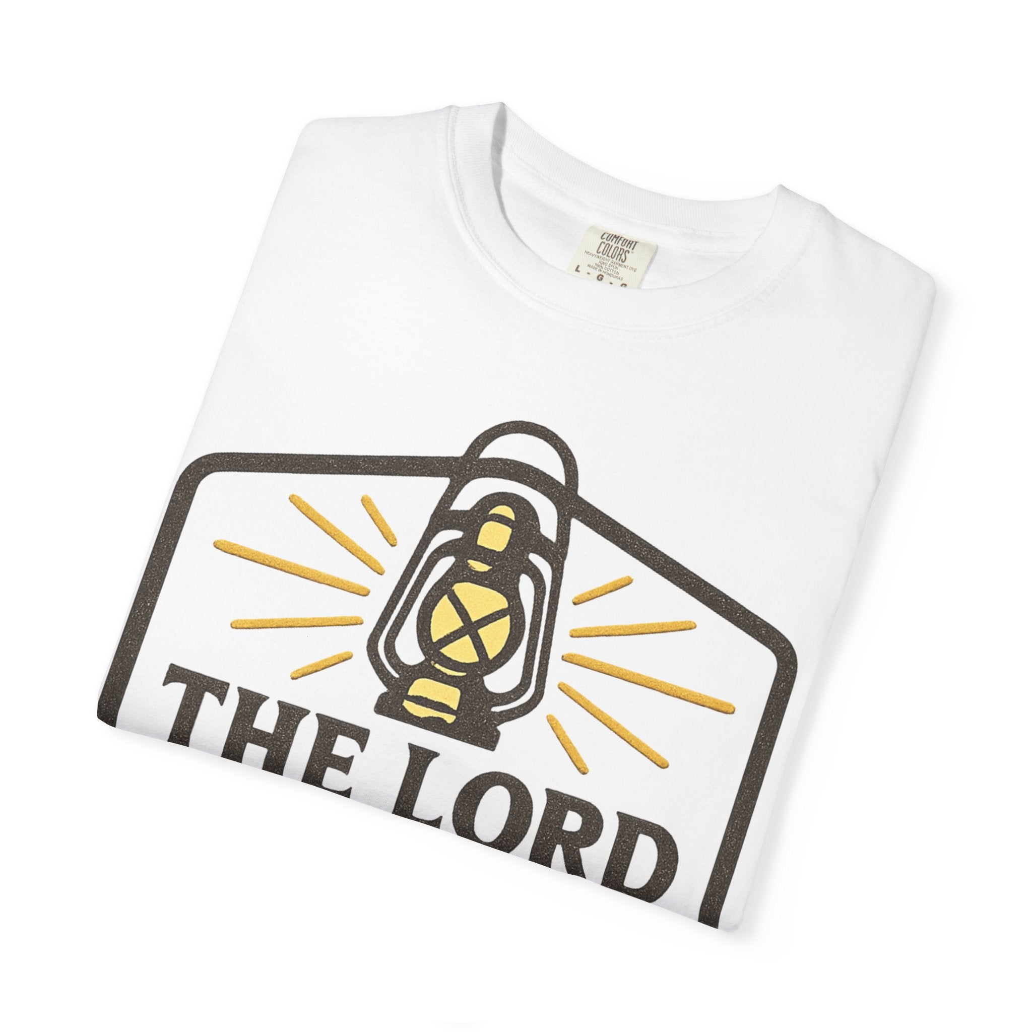 "The Lord is My Light" Unisex Garment-Dyed T-shirt