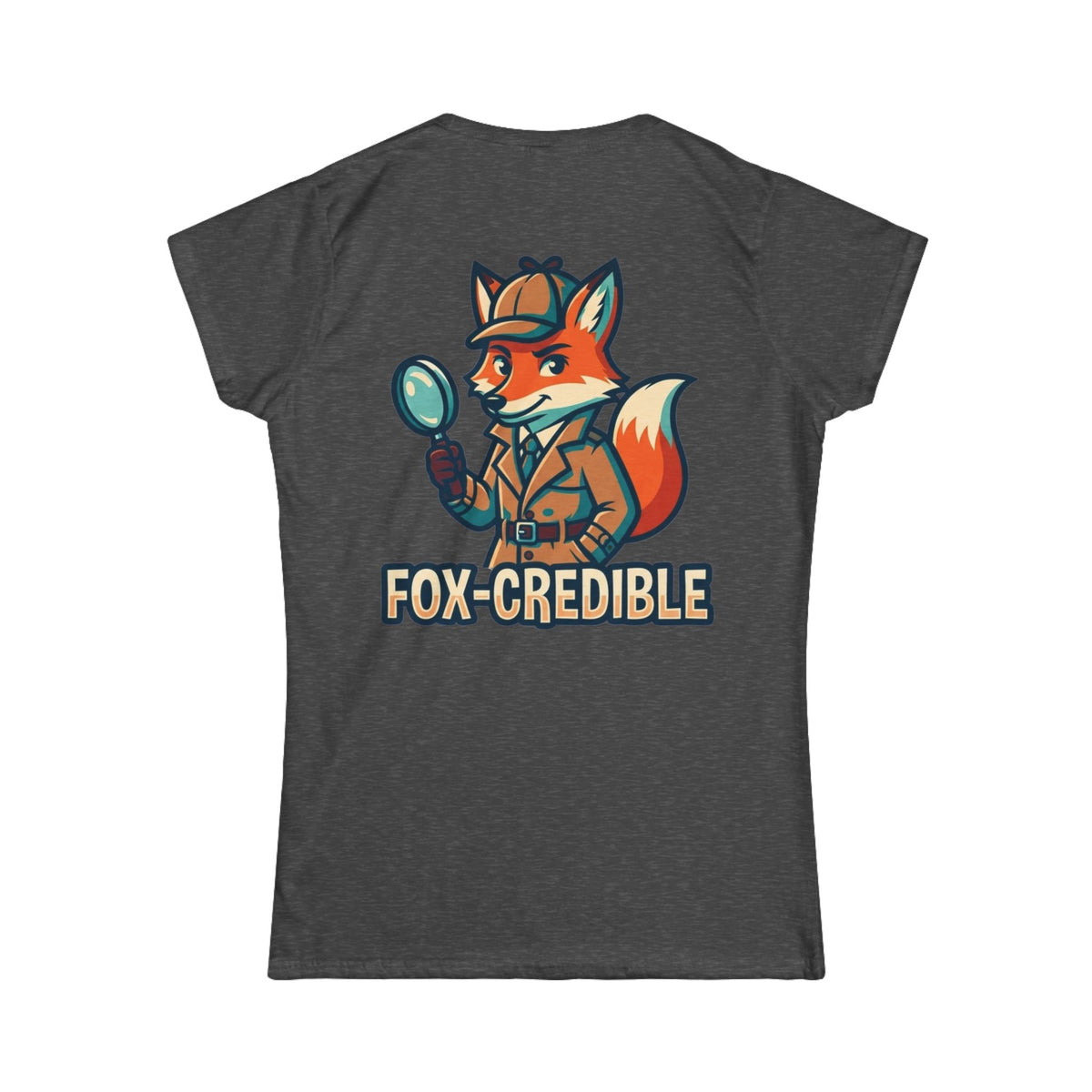 Color: Dark Heather | Fox Credible Women's Tee