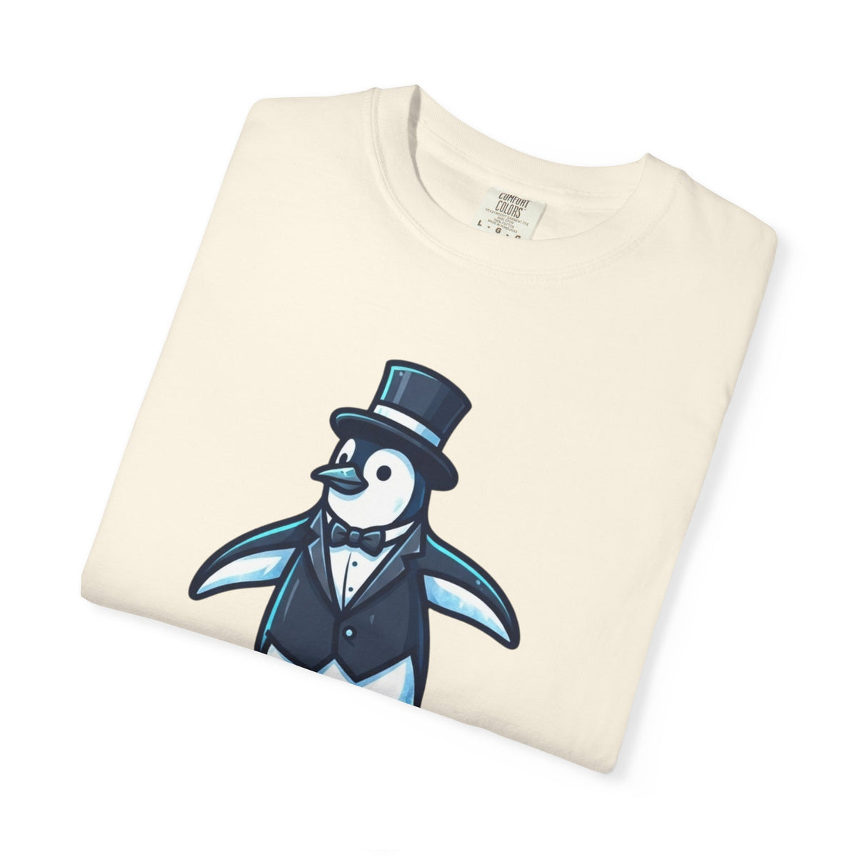 "Penguin Credible" Unisex Garment-Dyed Tee