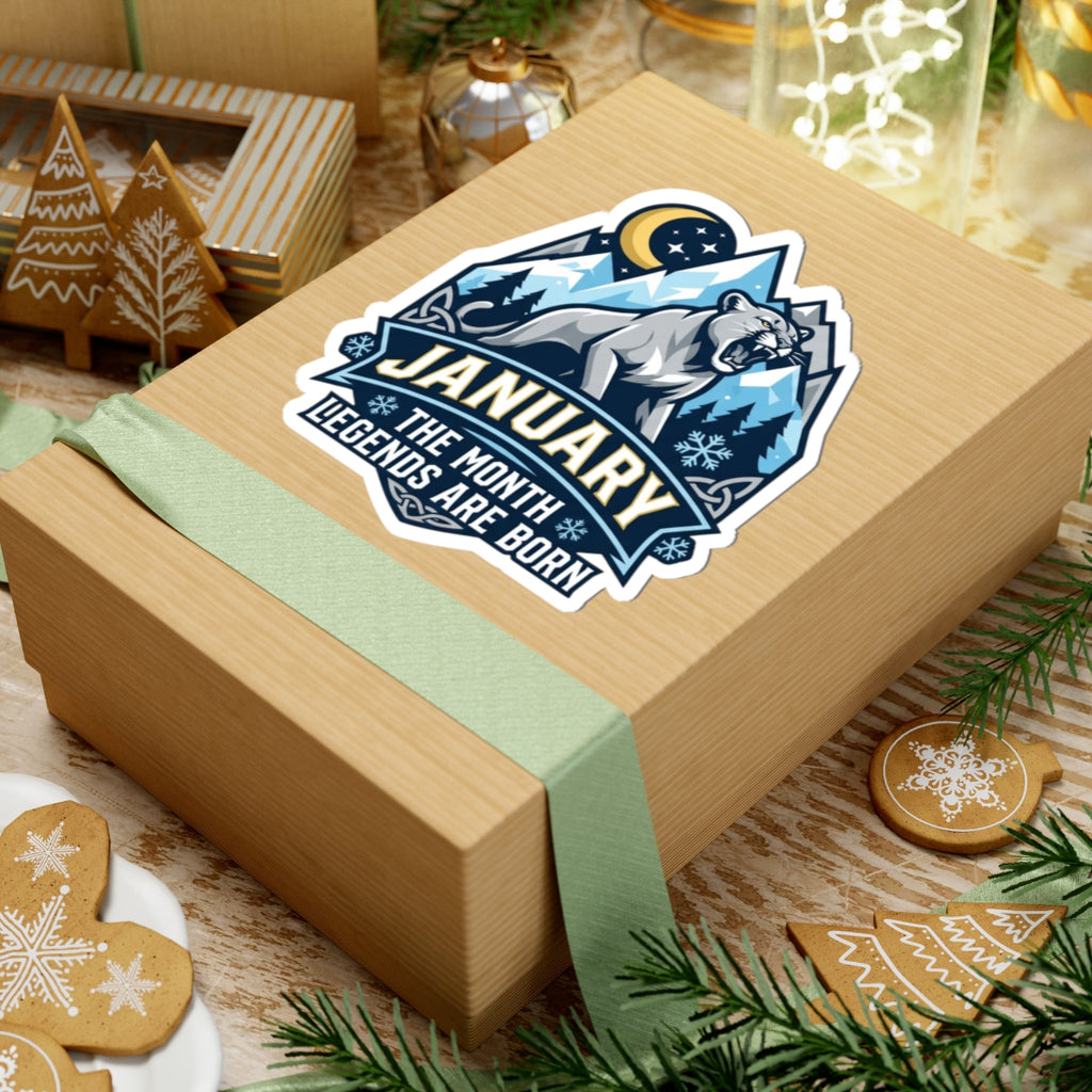 "January Legend" Sticker