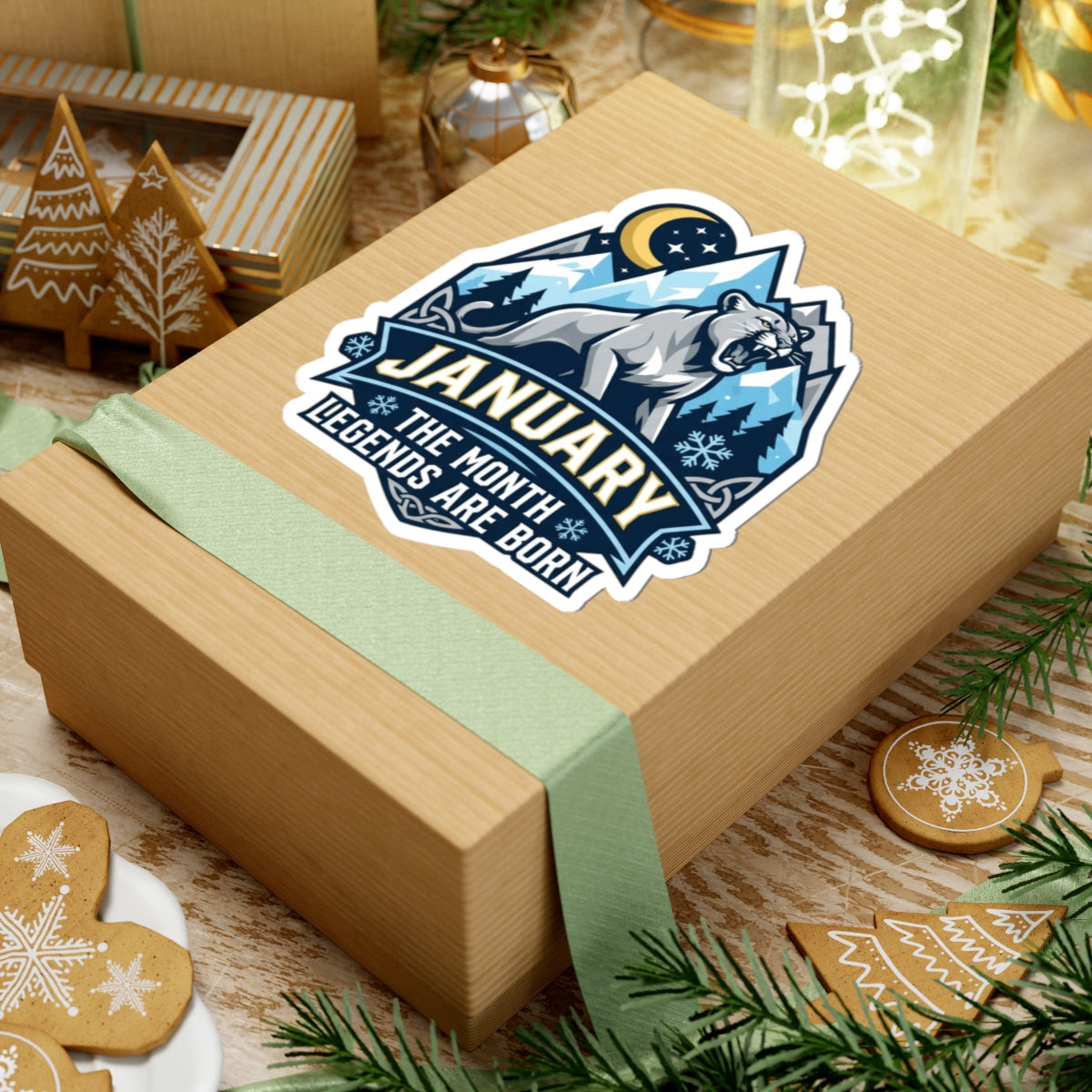 "January Legend" Sticker