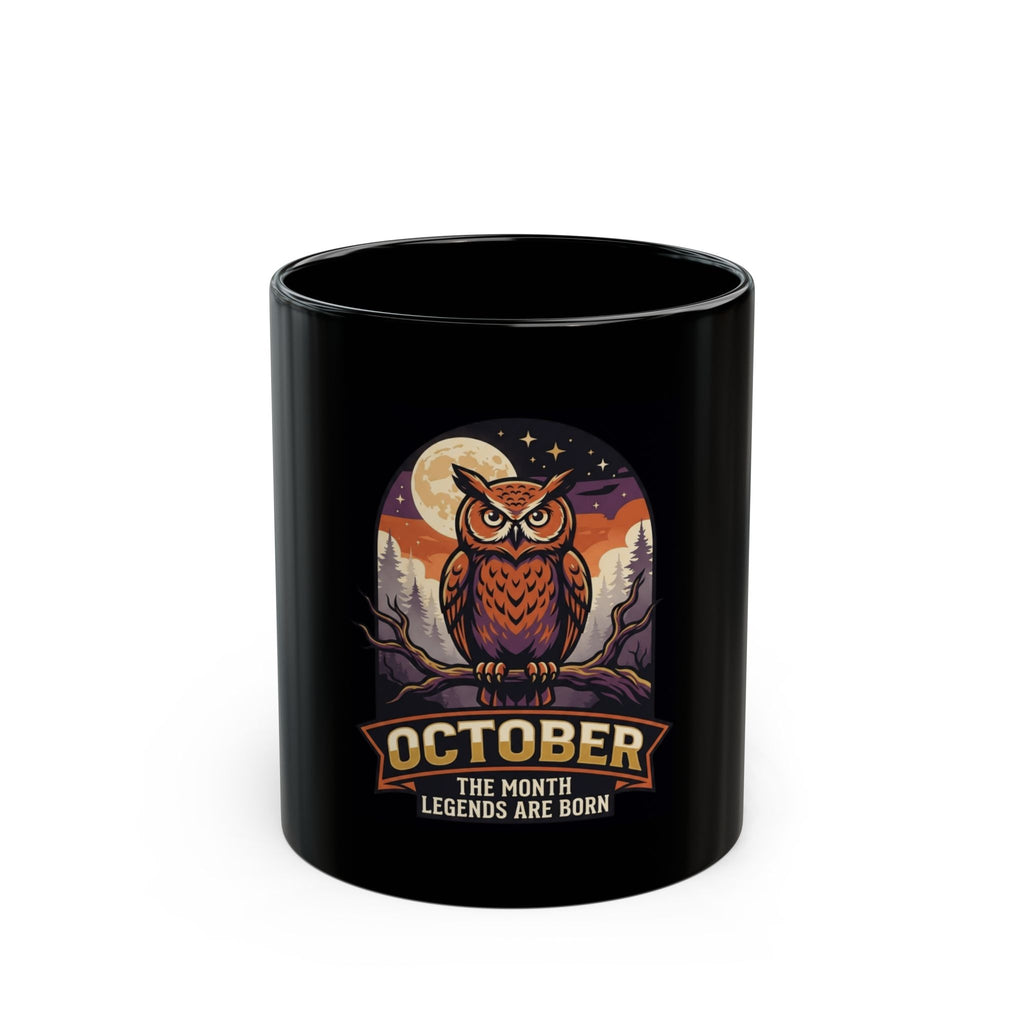 "October Legend" Black Ceramic Mug