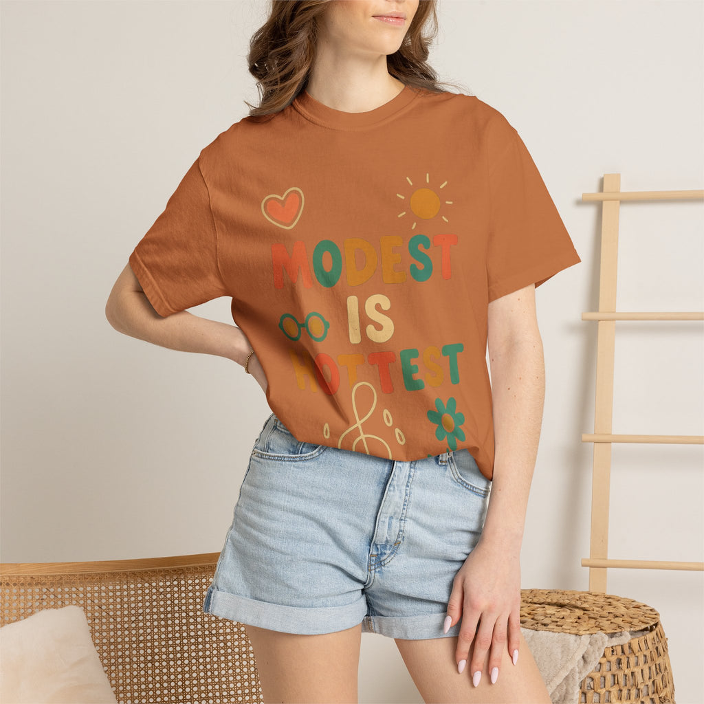 "Modest is Hottest" Unisex Garment-Dyed T-shirt