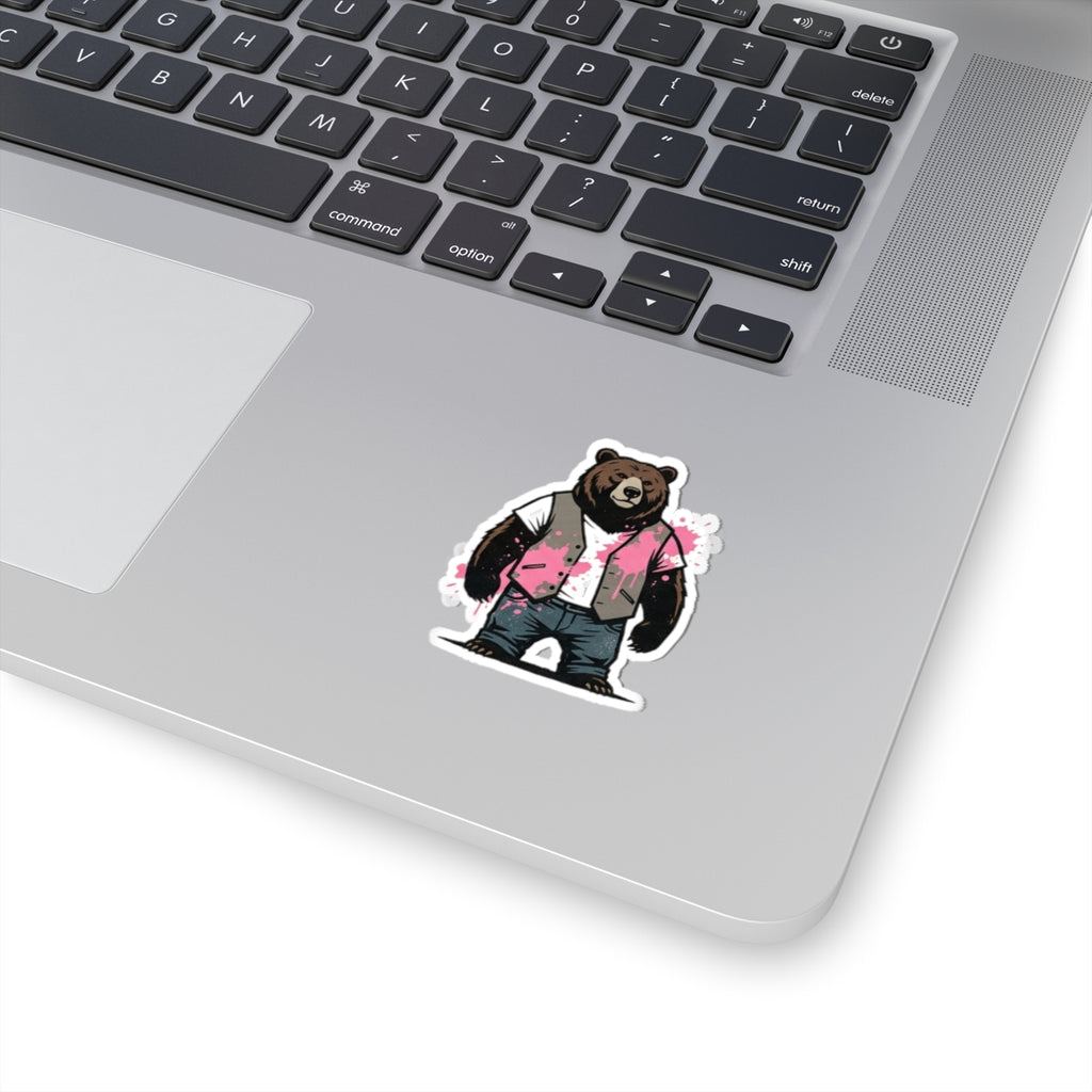 "Real Men Eat Pink" Sticker
