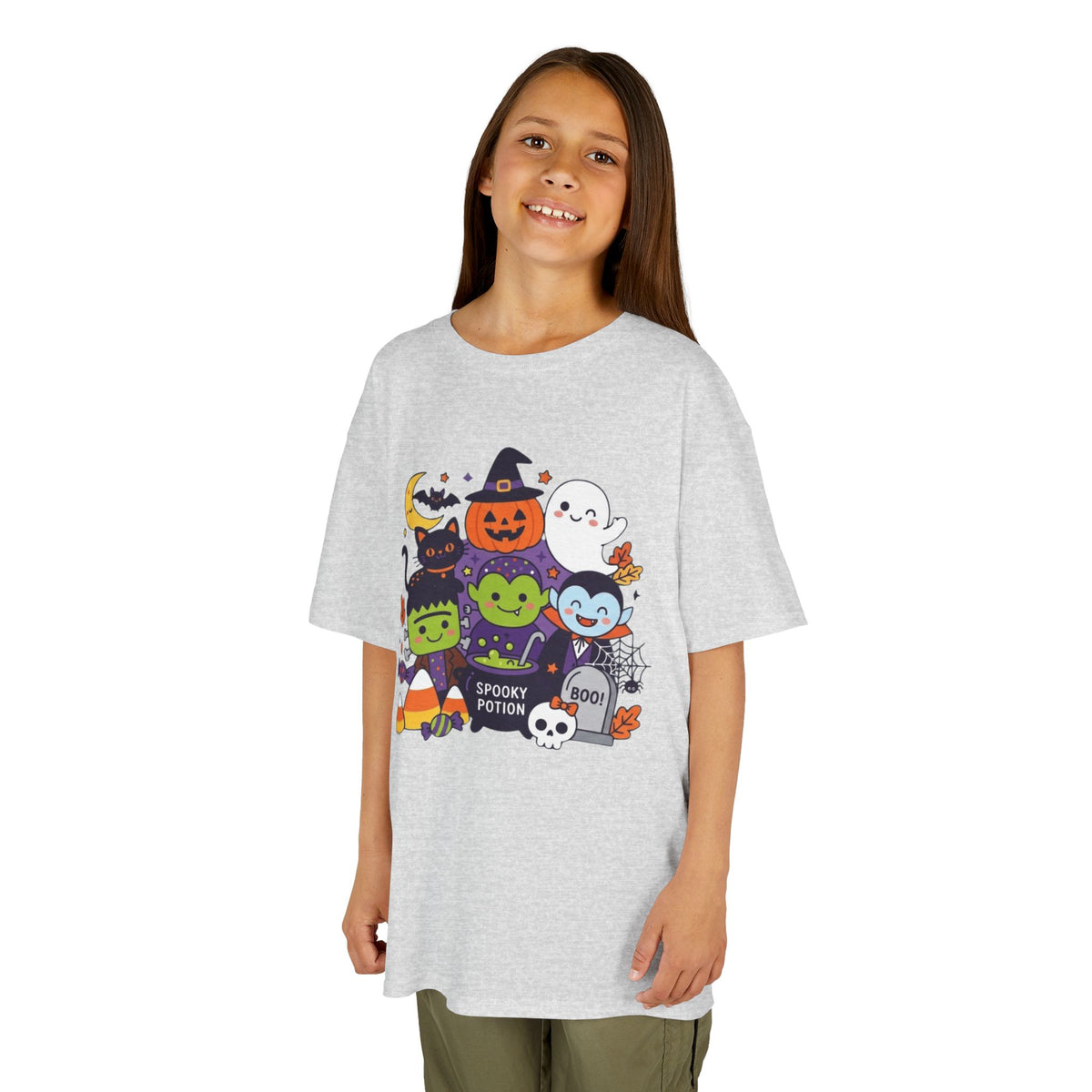 Color: Ash | Spooky Potion Kids Tee
