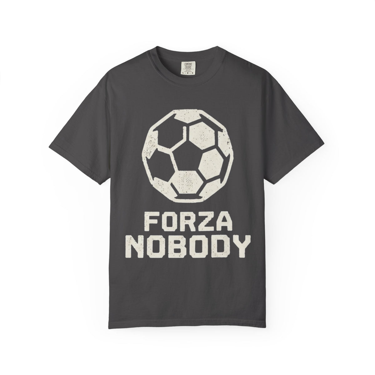 Color: Graphite | Forza Nobody Unisex Garment-Dyed Tee