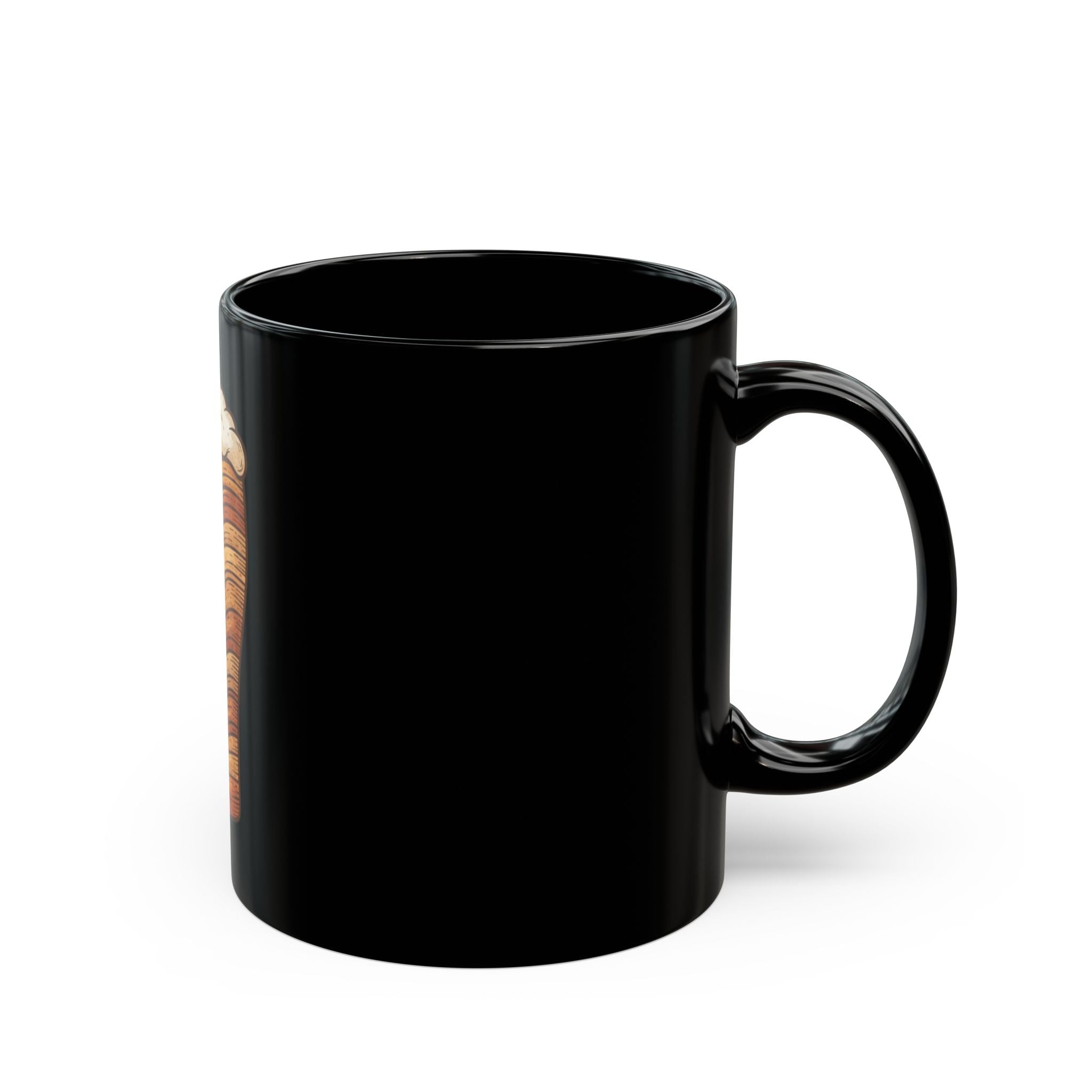 "Shifting Sandstone Beer Co." Black Ceramic Mug — Graphic