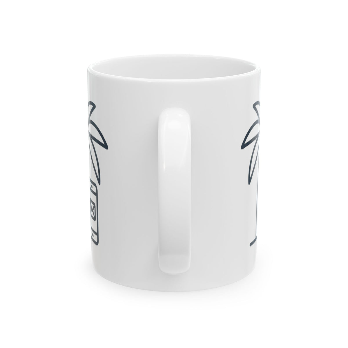 "Out of Office" White Ceramic Mug — Graphic