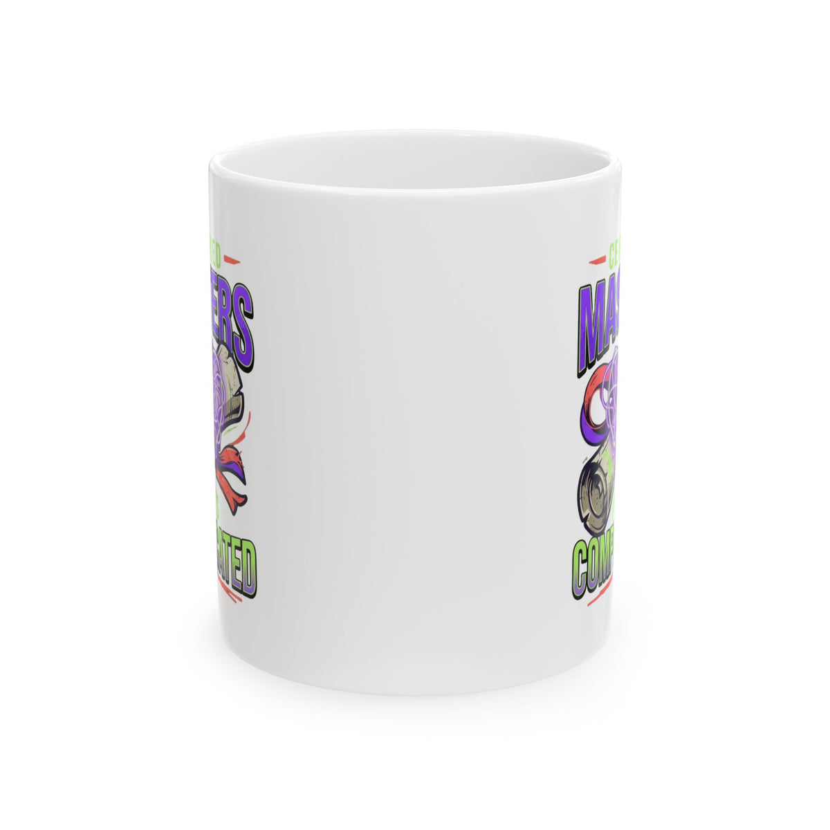 "Certified In It's Complicated" White Ceramic Mug