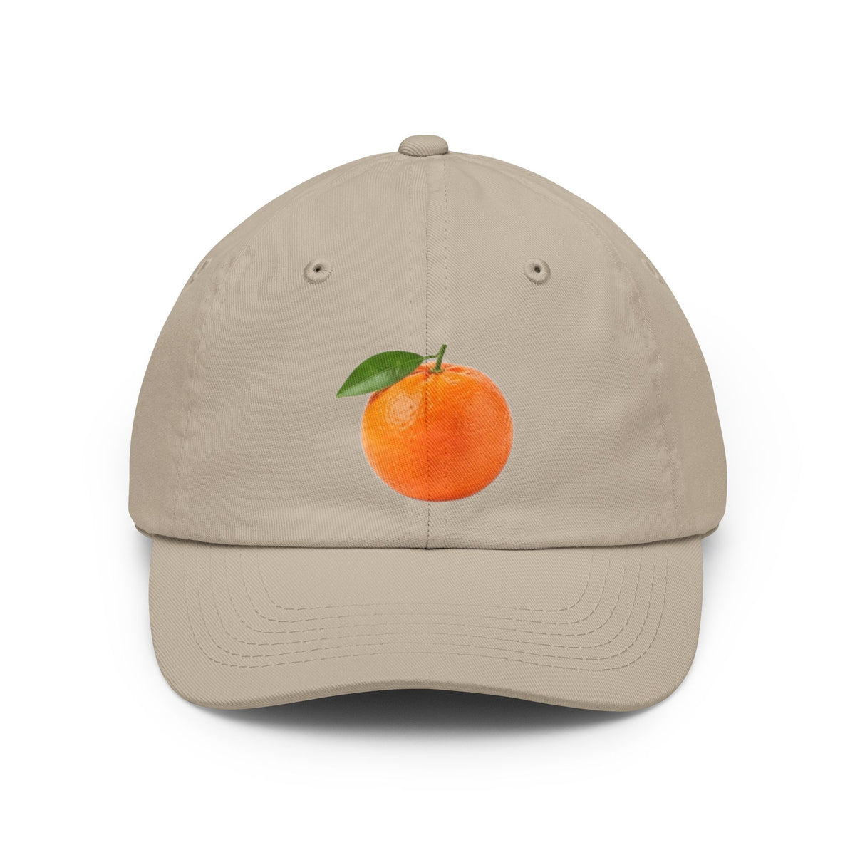 Color: Stone | Tangerine Vagina Dad Hat