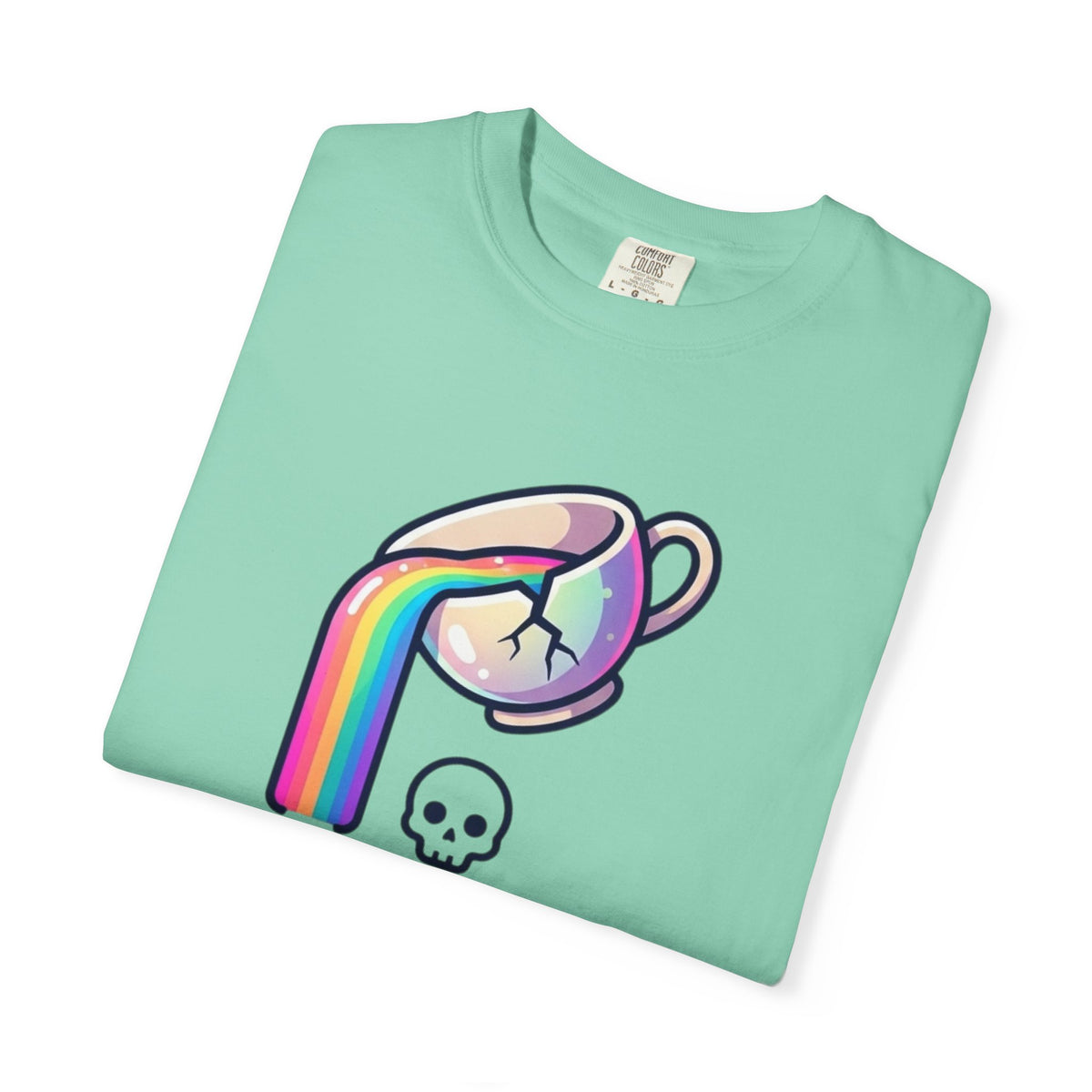 "Surviving on Caffeine Spite and Superior Aesthetics" Unisex Garment-Dyed Tee