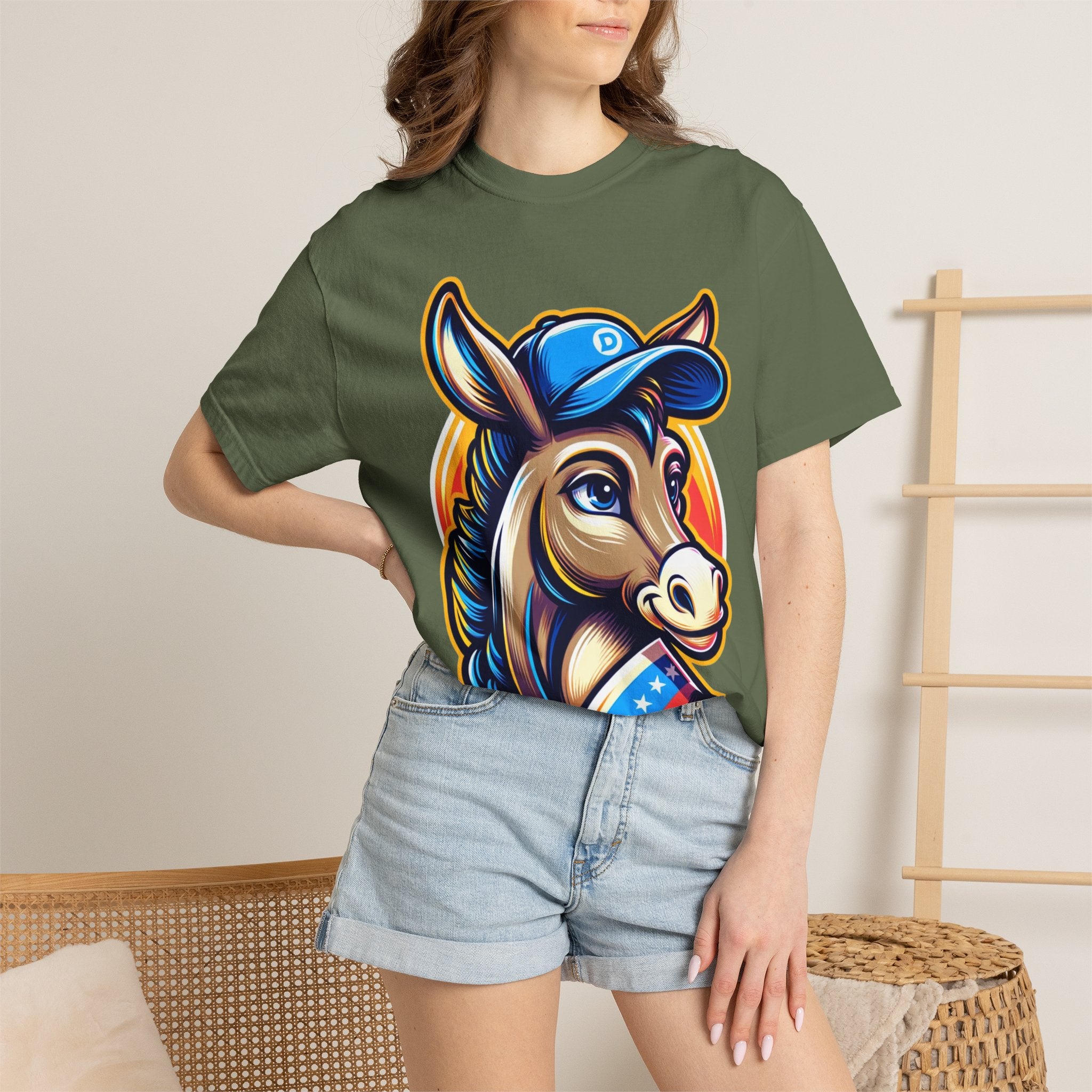 "The Party Animal (Vibrant Edition)" Unisex Garment-Dyed T-shirt