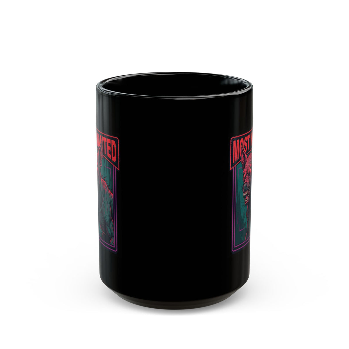 "Chupacabra (Puerto Rico-Latin America)" Black Ceramic Mug