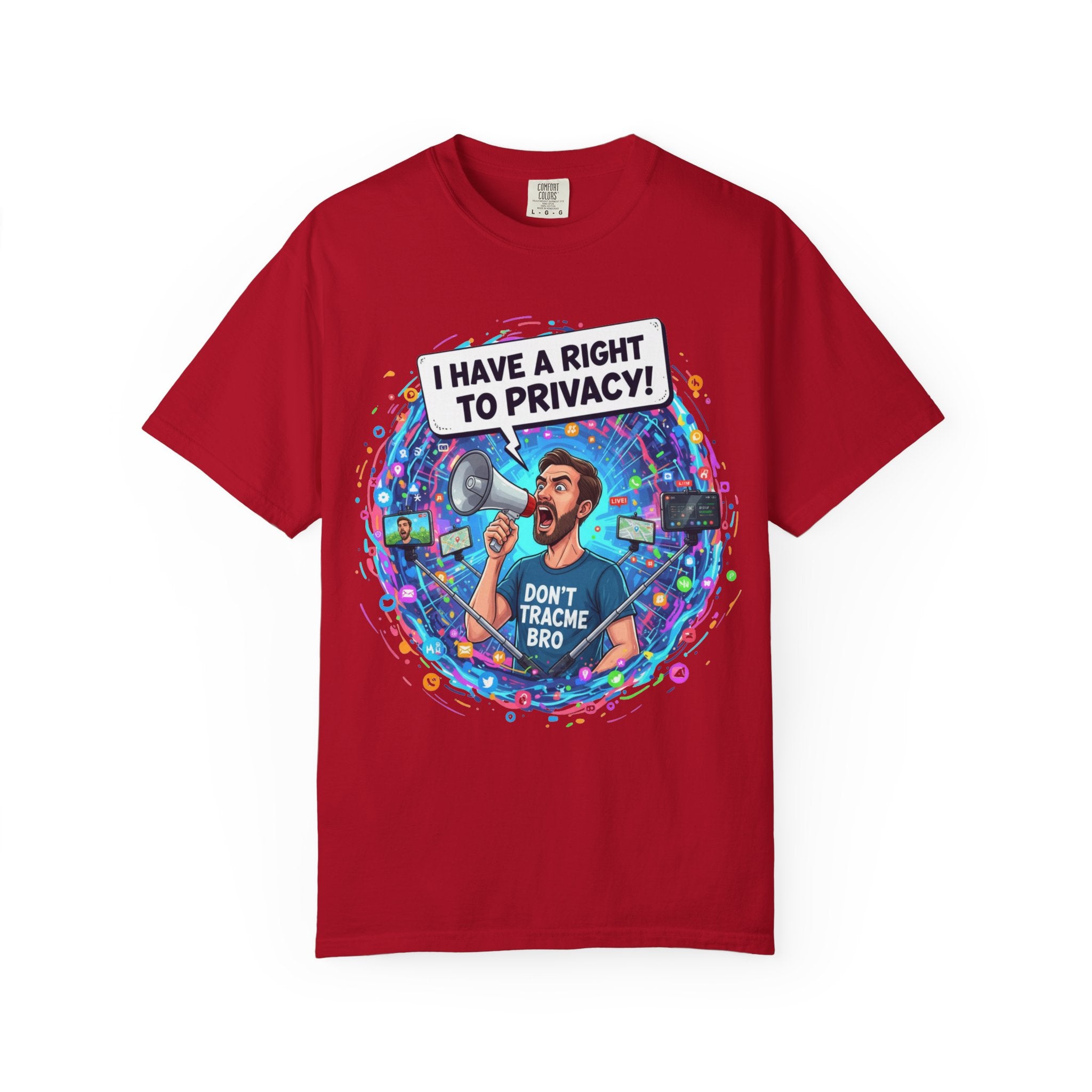 "The Right to Privacy"  Unisex Garment-Dyed T-shirt