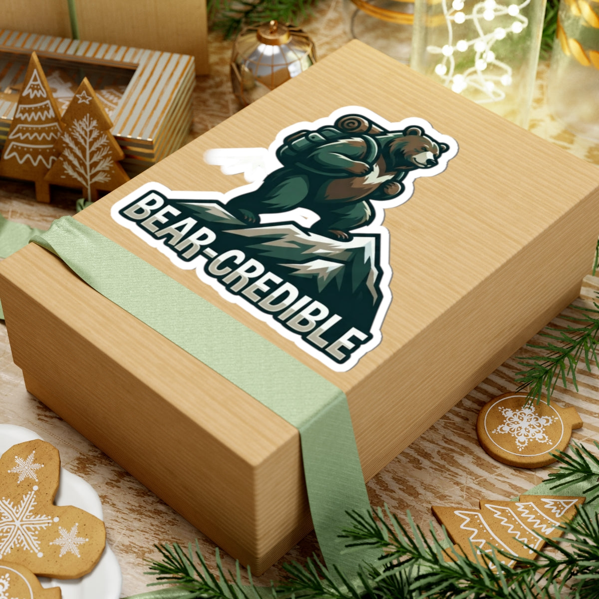 "Bear Credible" Sticker — Main