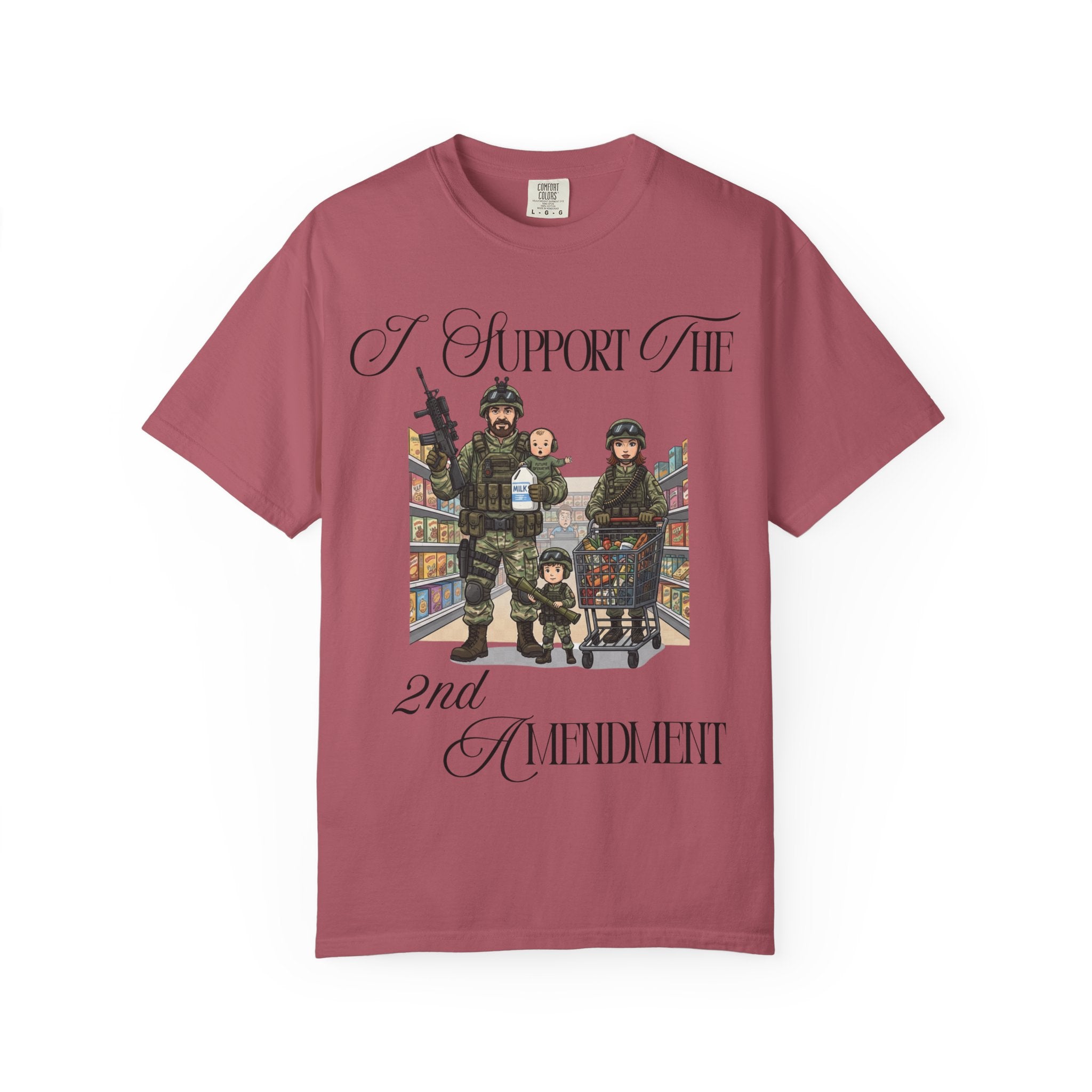 "actical Grocery Run" Unisex Garment-Dyed T-shirt